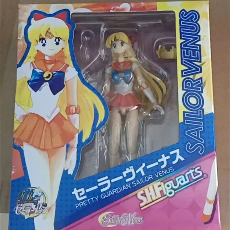 Anime Sailor Moon Tsukino Usagi Sailor Mercury Mars Venus Jupiter Saturn Pluto Neptune PVC Action Figure Statue Model Toys Doll
