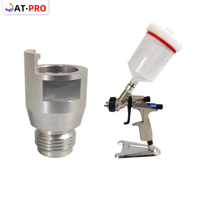 David Biss Spray Gun Adapter Aluminum Alloy Material Is Suitable For Transfer SATA Free Wash Pot Adapter SATA Gun Cup Connection