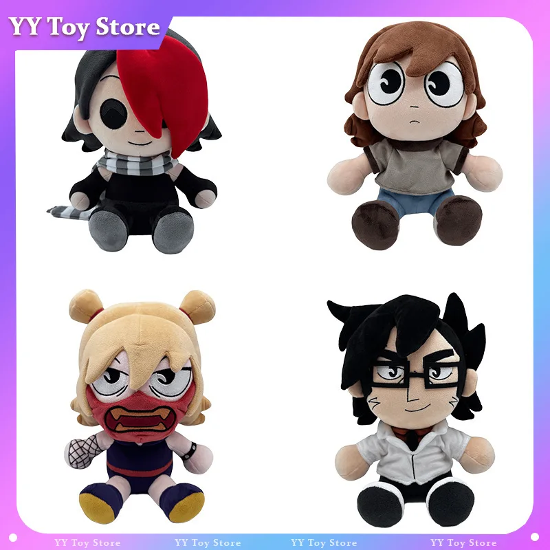 Nuevo Peluche de Scott Pilgrim Takes Off, Figura de Anime, Juguete de Peluche Kawaii, Adorno para Sofá, Regalo de Navidad o Cumpleaños para Niños