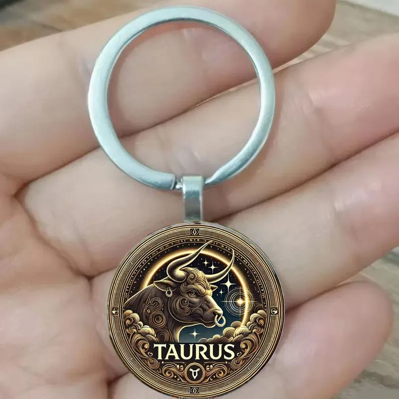 سلسلة مفاتيح برج الثور هدية كلاسيكية للأصدقاء والعائلة #1