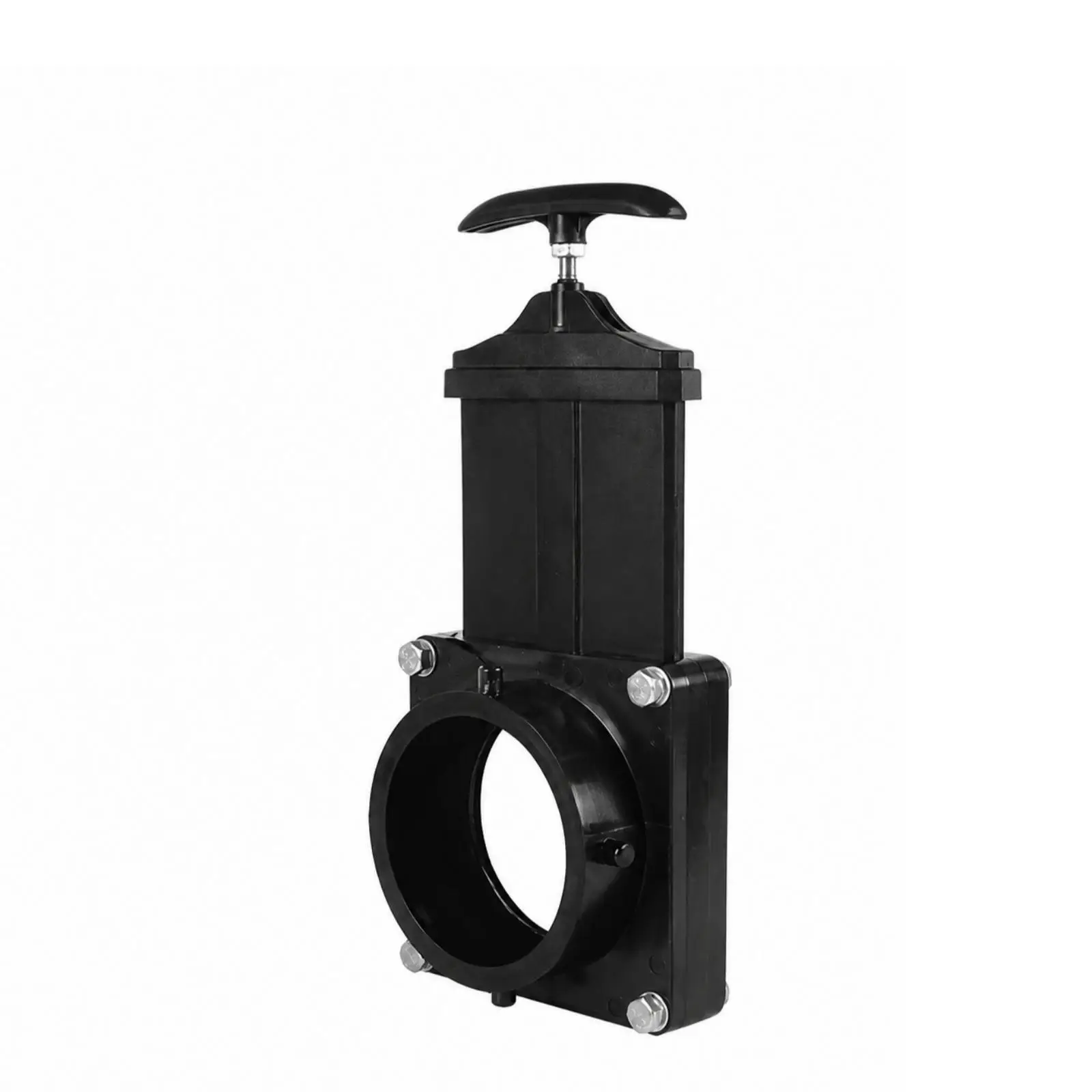 Rigid RV Waste Tank Drain Valve with Mounting Flange for Travel Trailer Sewage System Upgrade