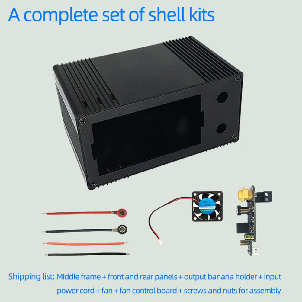 ABGG-Aluminum Alloy Multiple Interfaces DIY Shell Kit For XYH3606 CNC DC Buck Boost Converter