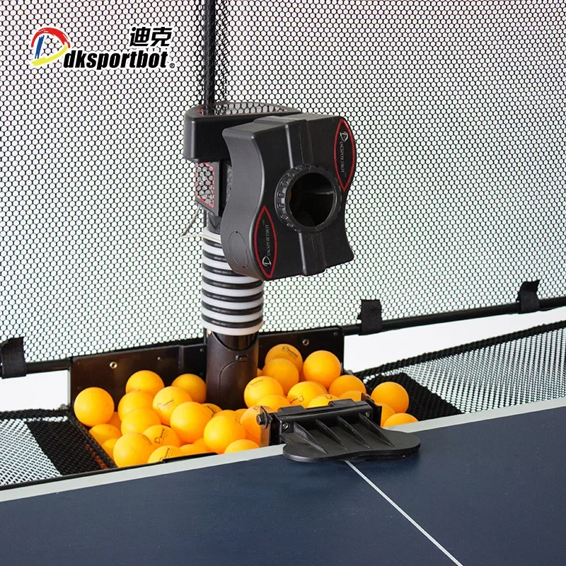 Hot sale Table Tennis Robot Trainer PingPong Ball Machine with 80 Balls Net and Remote Automatic Shooter