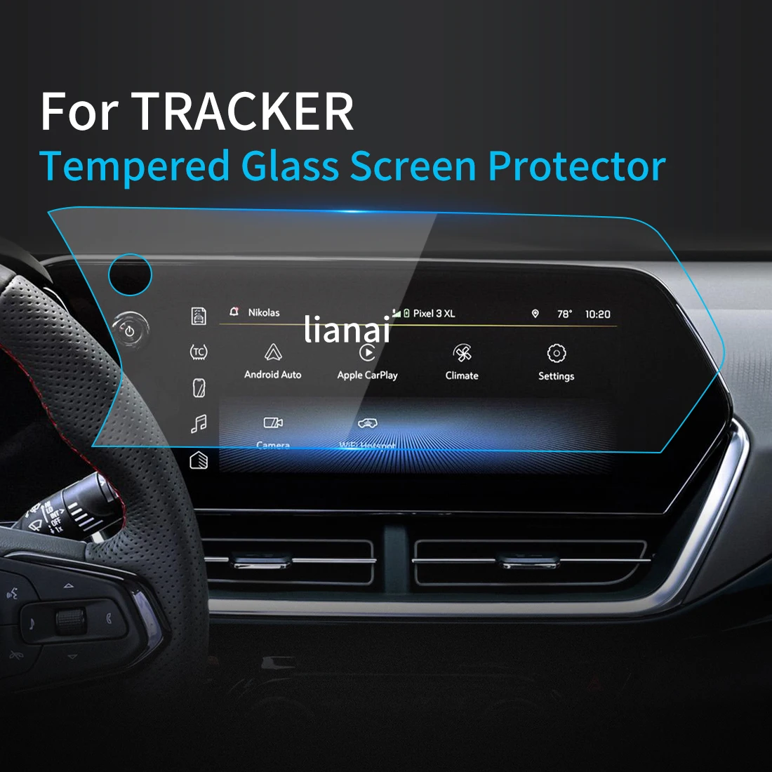 Screen Protector Tempered Glass Protective Film Carplay Dash Panel Media Video Car Interior Accessory For Chevrolet TRACKER 2024