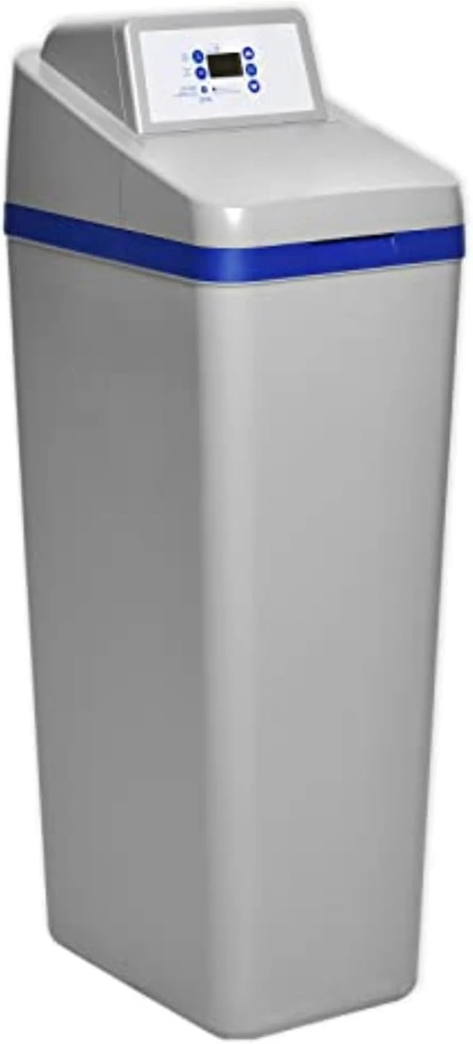 

Grain Water Softener | NSF Certified Salt & Water Saving Autosense Technology for Whole House Soft Water Regeneration,Dark Gray