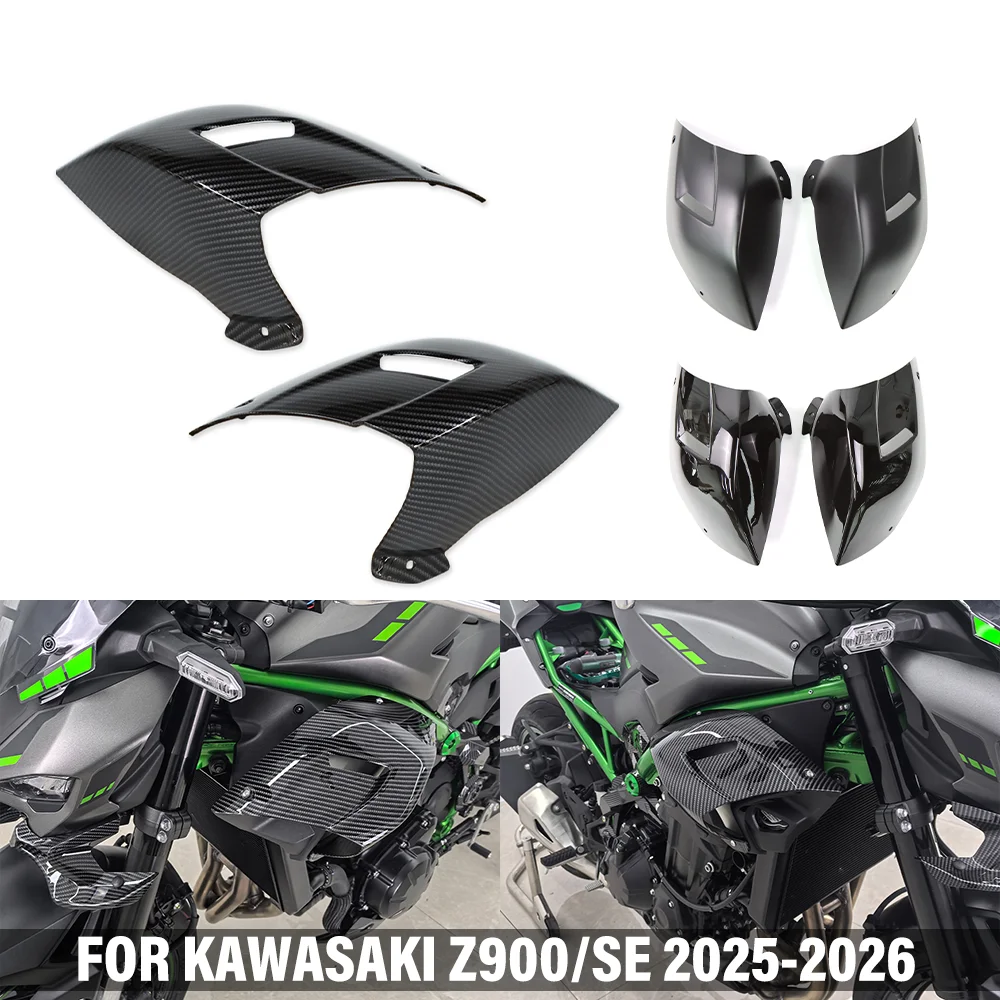 

Motorcycle Side Panels Water Tank Guard FOR KAWASAKI Z900 Z900SE 2025-2026 Left Right Side Panel Radiator Cover Air Inlet Cover
