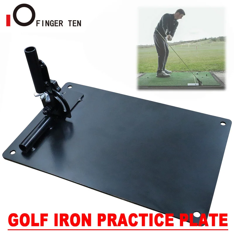 New Professional Iron Golf Practice Plate for Alignment Stick Durable Metal Swing Trainer Training Accessory Dropshipping
