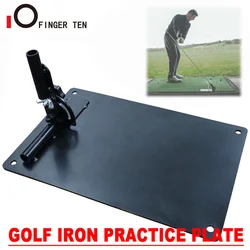 New Professional Iron Golf Practice Plate for Alignment Stick Durable Metal Swing Trainer  Training Accessory Dropshipping