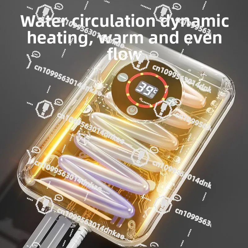 Special Constant Temperature Heater for Bathing, Water and Electricity Separation, Water Circulation Folding Bath Basin, Bathtub