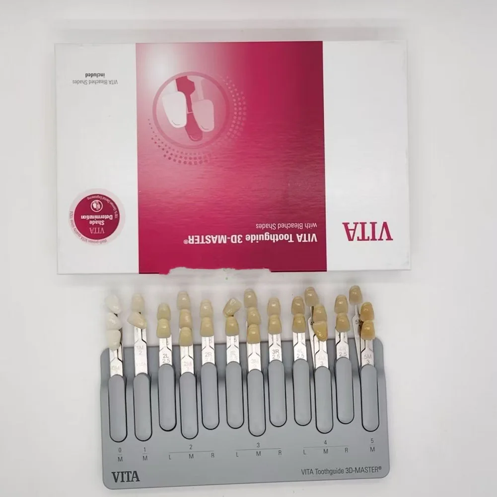 4 Models VITA Toothguide Dental Shade Guide 3D Master Bleach Porcelain Comparator VITAPAN Classical Tooth Whitening Comparator view 2