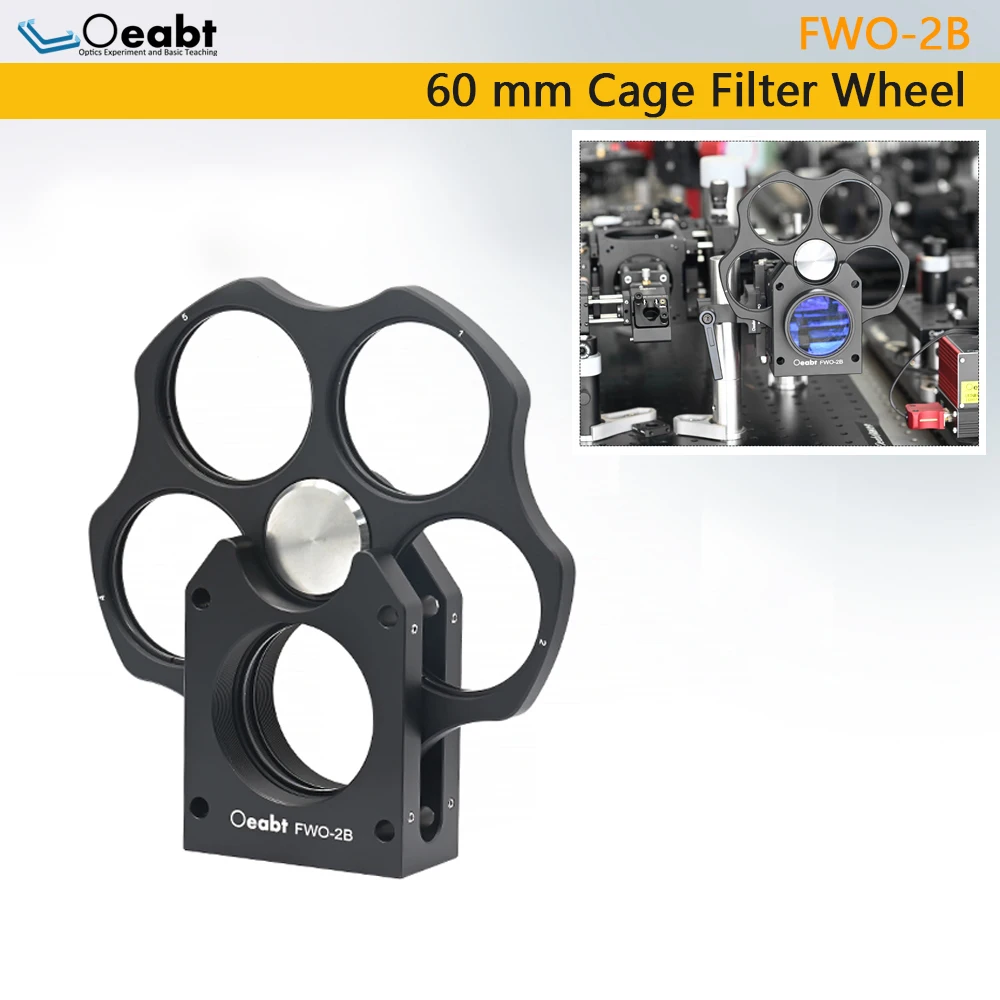 

FWO-2B 60mm Cage Filter Wheel Ø2" Filter Mount Cage System Coaxial Oeabt