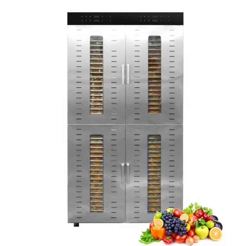 96 Trays Stainless Steel Industrial Commercial Meat Dryer Fruit Dehydrator Vegetable Fruit Dehydrator Machine