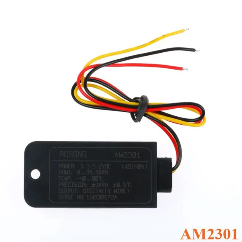 10PCS AM2301 AM2301A DHT21 Capacitive Digital Temperature and Humidity Sensor Module Single Bus For Arduino with Cable
