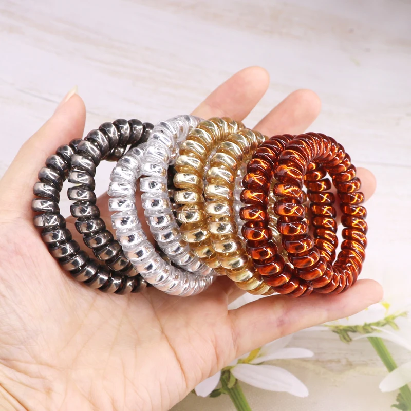 10pcs Hair Accessories for Women Hair Ring Rope Traceless Girls Gum Springs Elastic Hairbands Headdress Hair Ties Rubber Bands