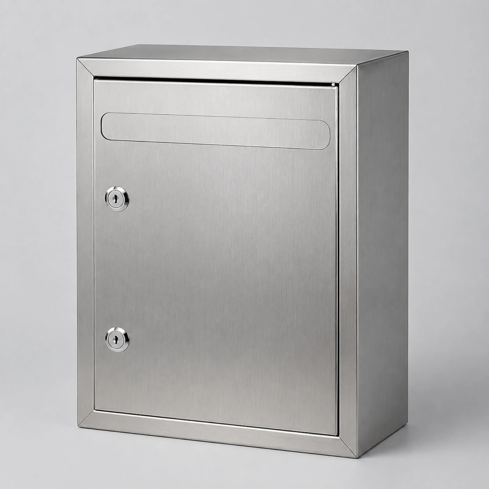 Wall-Mounted Suggestion and Complaint Box Long-Lasting Stainless Steel Suggestion Box with Lock Low-Maintenance Heavy-Duty