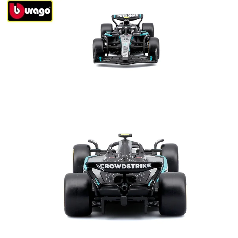 Bburago 1:43 2025 Mercedes AMG F1 W16 #63 Russell #12 Antonelli Australian GP Diecast Alloy Race Car Model Collectible Toy