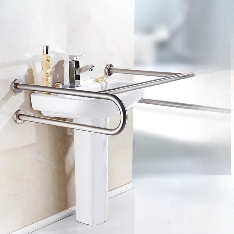 Bathroom Grab Bar Stainless Steel Safety Rail Anti Slip Support Handle Heavy Duty 200kg Capacity for Elderly