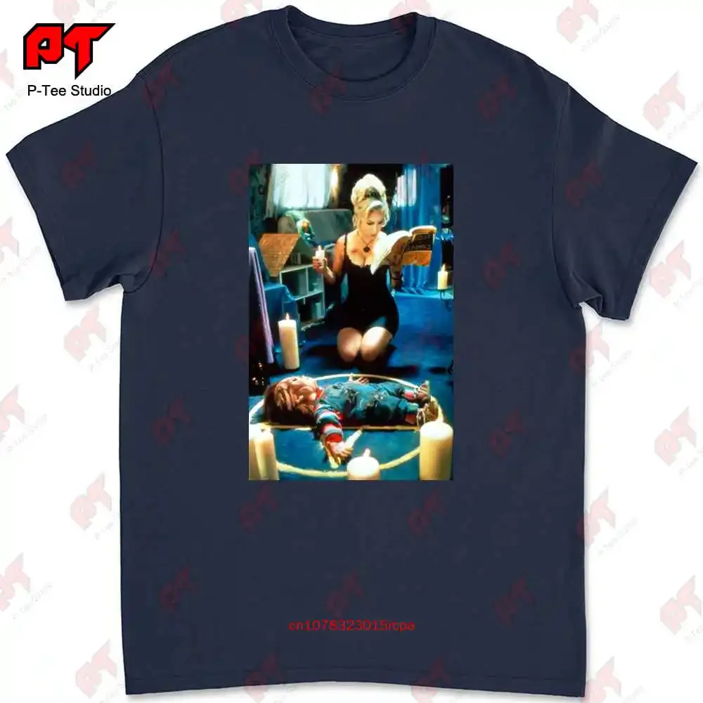 Bride Of Chucky #Jennifer Tilly Movie Horror T-shirt I9WV