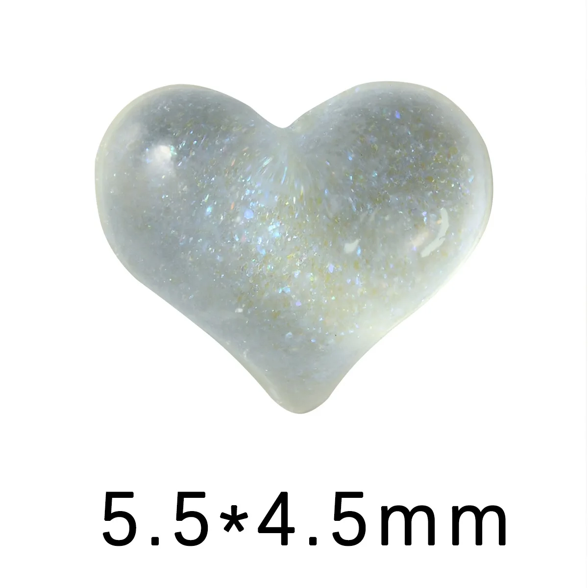 IJs door hart onderdelen nagel kunst decoratie Kawaii 3D glanzende liefde hars manicure charme steentjes DIY nagels tips cijfers ontwerp