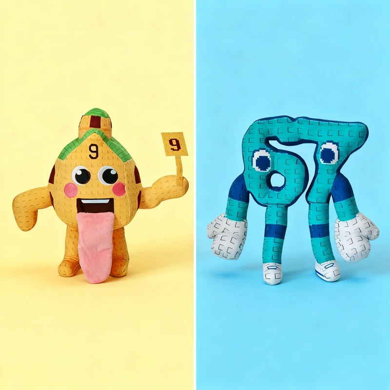 2025 حار سرقة الدماغ لطيف تمثال رقم 9 منزل ألعاب من نسيج مخملي لعبة الأجهزة الطرفية بلوشيز 25 سنتيمتر محشوة الدمى أنيمي اللعب هدايا عيد الميلاد #2