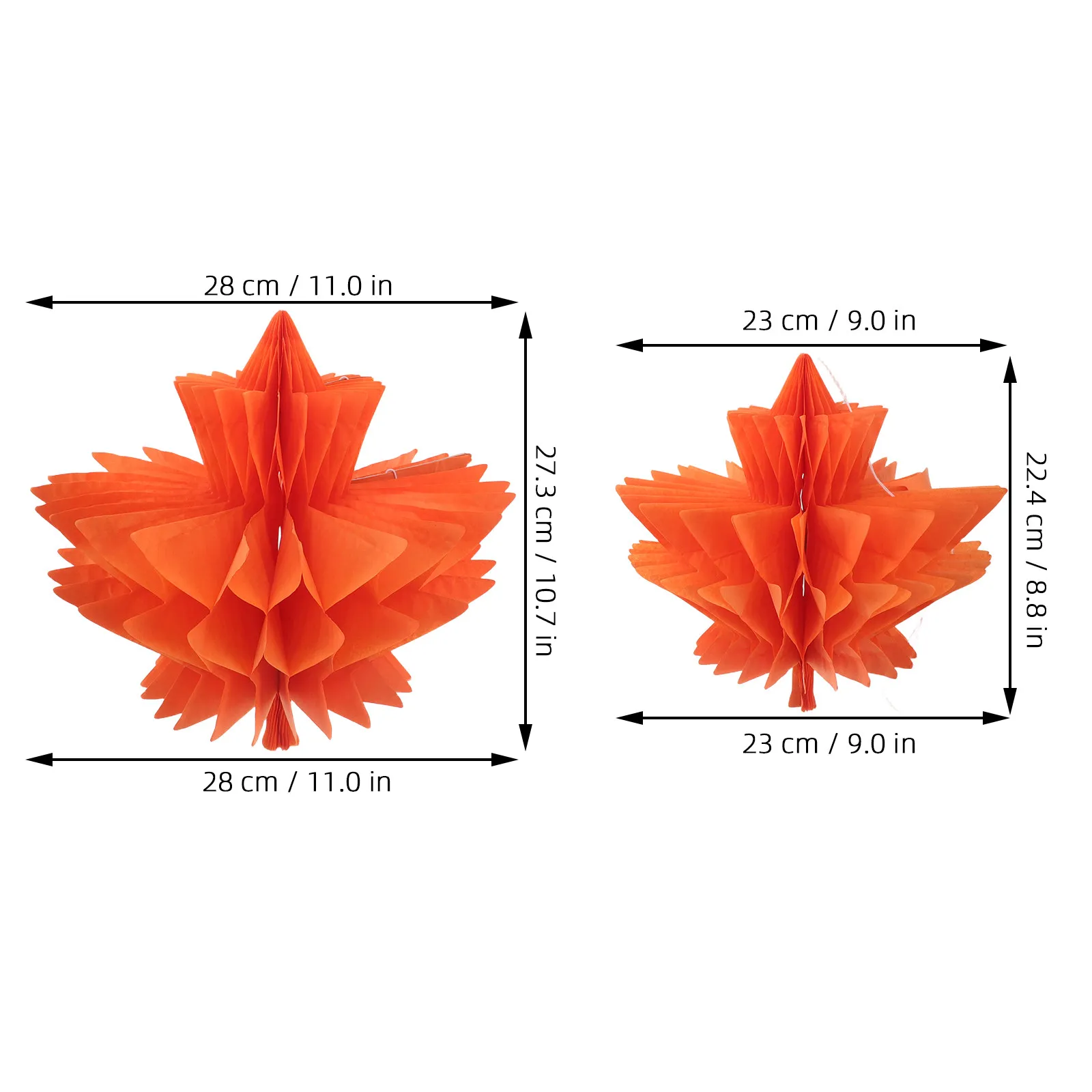 6 Pcs Fall Harvest Decorations Autumn Party Supplies Celebration Hanging Ornament Foliage
