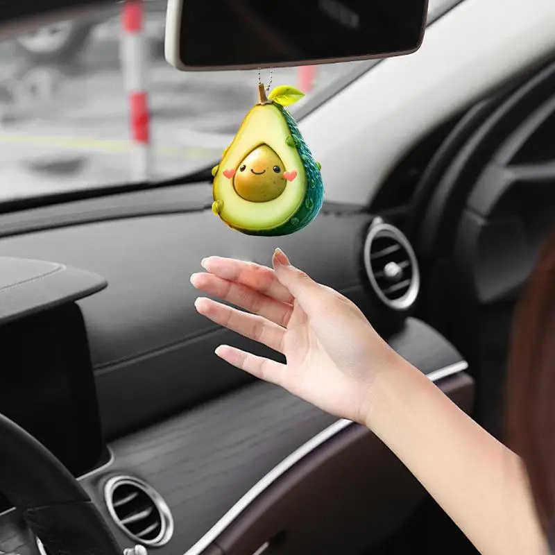 Акриловые подвески в виде авокадо, браслет с авокадо, серьги, брелок, подвеска, украшение для 2D ключей, подвеска для рюкзака, брелок, аксессуары для