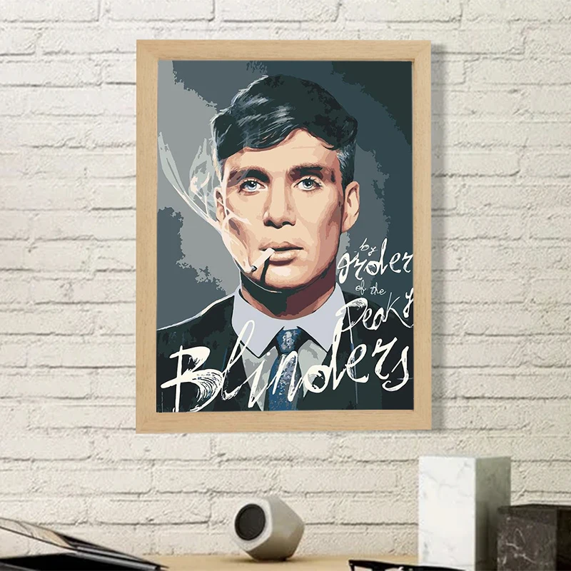 

P-Peaky Tommy Shelby Blinders Decoration Pictures Room Wall Decor Home Decorations Interior Poster Painting Decorative Paintings