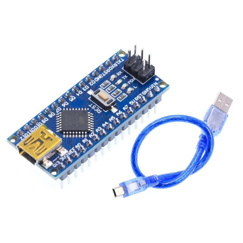 

Arduinos NANO V3.0 Atmega328P Mini USB Cable 5V CH340G Drive Learning Module Development Board for Arduino Nano V3 Compatible
