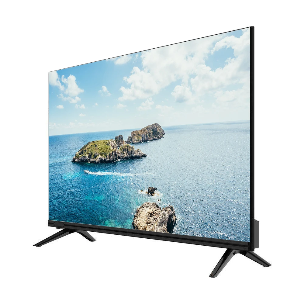 55inch Borderless Frame Television Flat Screen LED TVs 4K Slim Smart TV