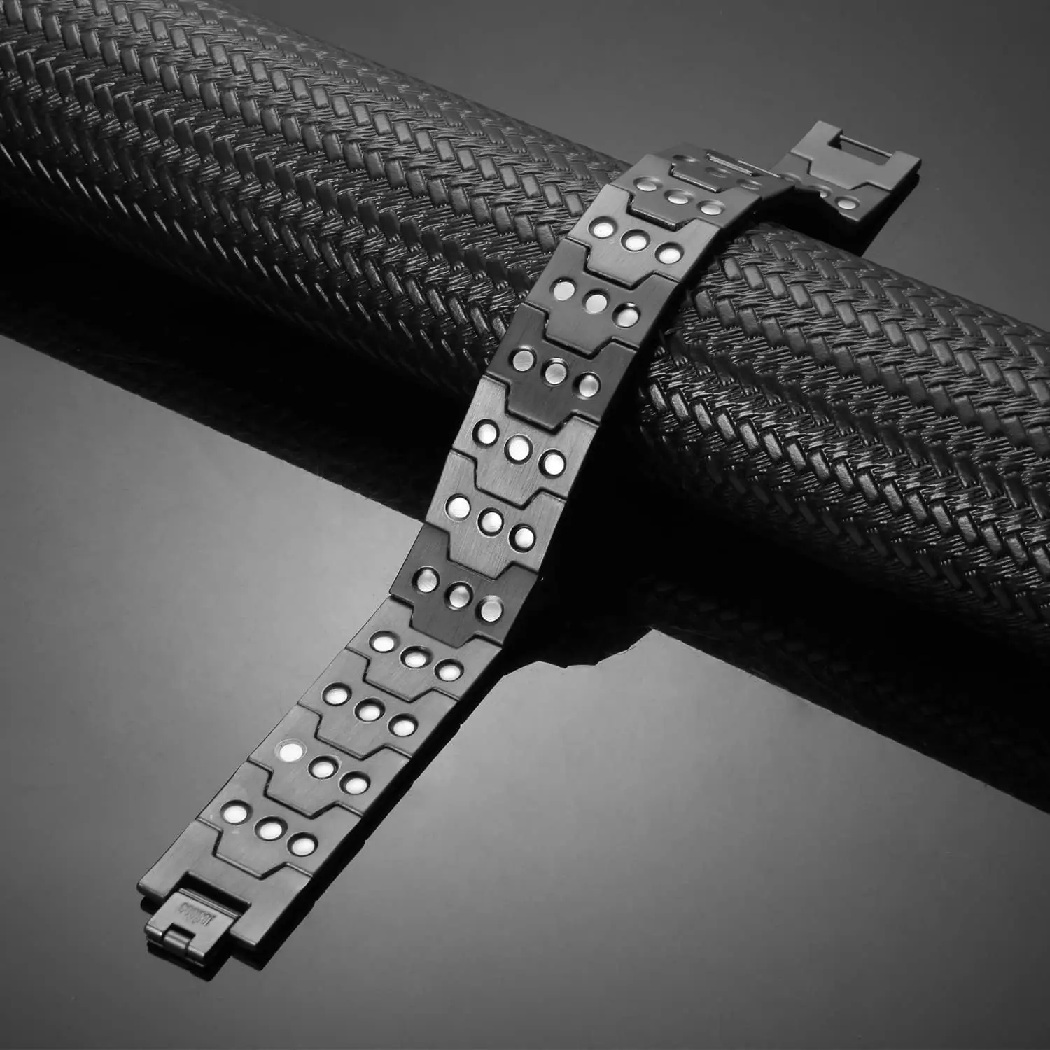 أرادو سوار من النحاس النقي ريترو ستايل 3500 غاوس أساور رجالية مغناطيسية #5