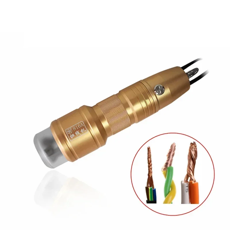 

Electric Wire Twisting Machine Multi-strand Handheld Cable Twister for Crimping Automatic 30mm Line Wire Twisting Tools Crimper