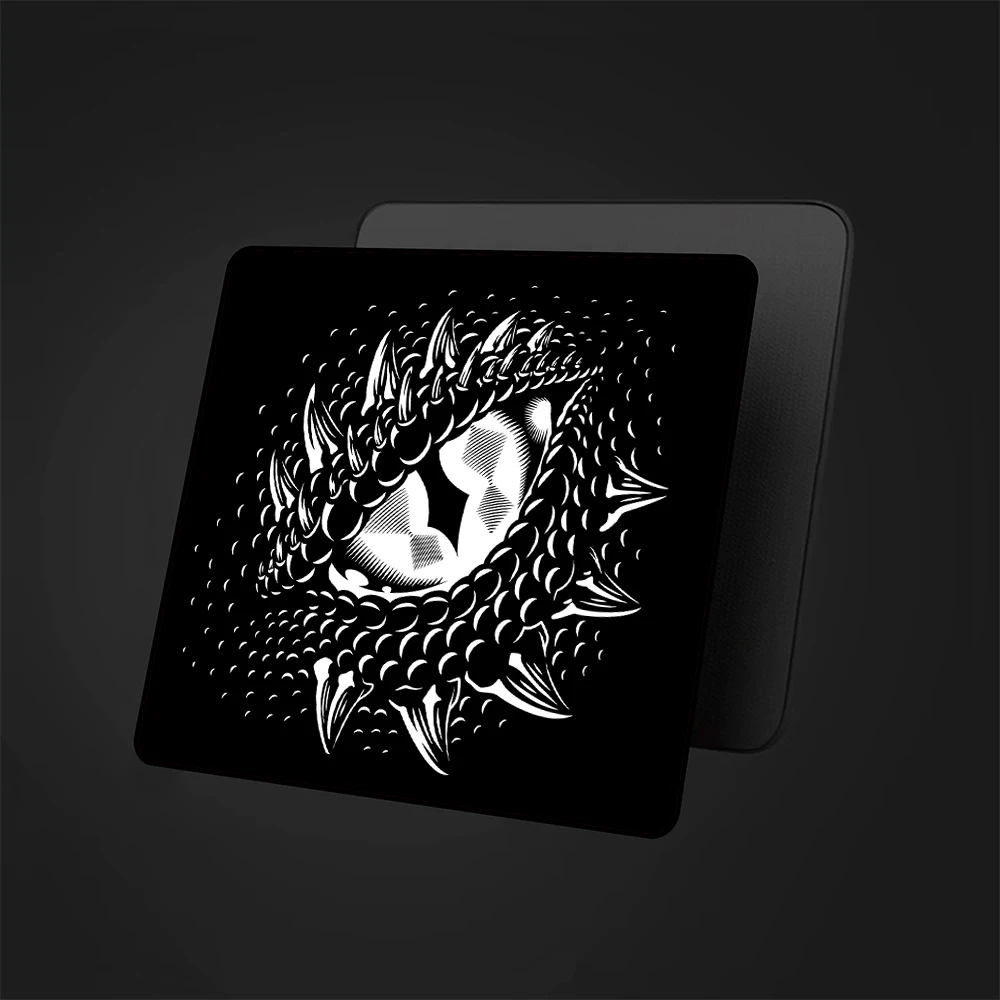 Art Speed Mouse Pad Evil Eye Premium Mousepad E-Sports Mouse Mat High Elastic Non-slip Bottom Desk Mat 45x40CM Keyboard Mats