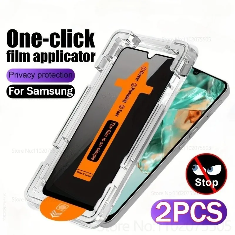 

2Pcs Anti-Spy Tempered Glass for Samsung Galaxy A56 A55 A36 A35 A33 A34 Privacy Protective Film for Samsung A50 A52 A32 A26 A25