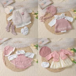 Fashion Doll Clothes for 22inch Reborn Doll 55cm Baby Reborn Clothes Accessories Girls Kids Doll Dress Up DIY Toy Birthday Gifts