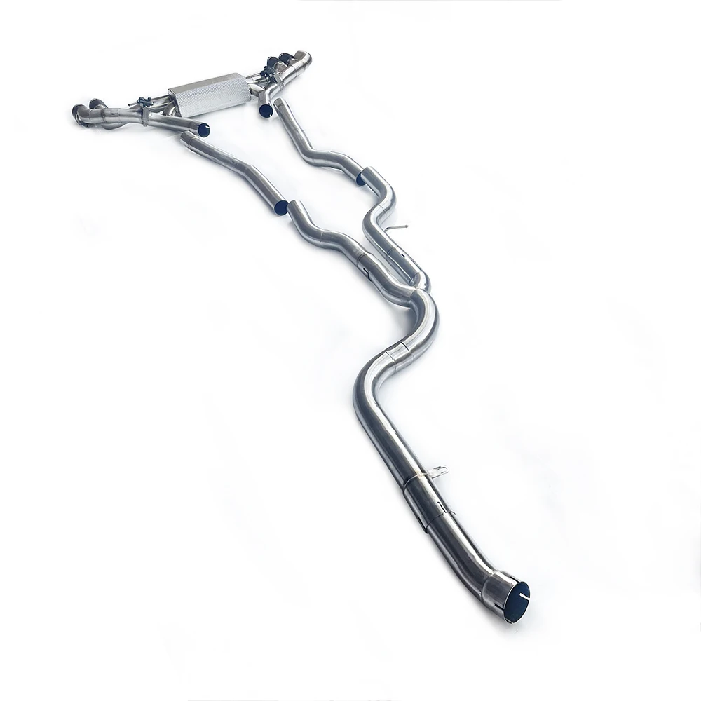 Suitable for BMW M440i 3.0T 2019-2023 stainless steel valve exhaust system with cat back exhaust