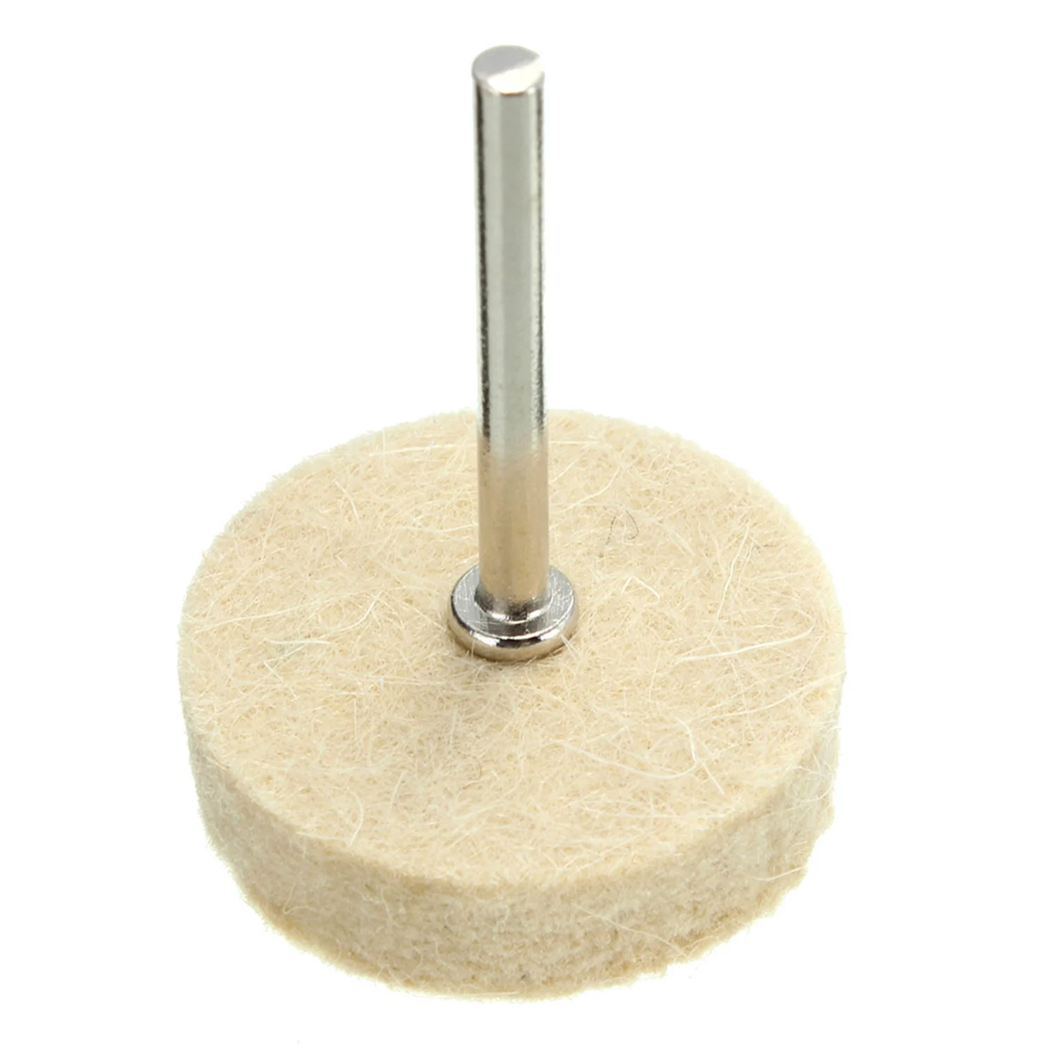 

ABZS 100 Pcs Wool Felt Polishing Buffing Round Wheel Tool + 2 Shank For Dremel Rotary & 33 Pcs Soft Felt Polishing Buffing Wheel
