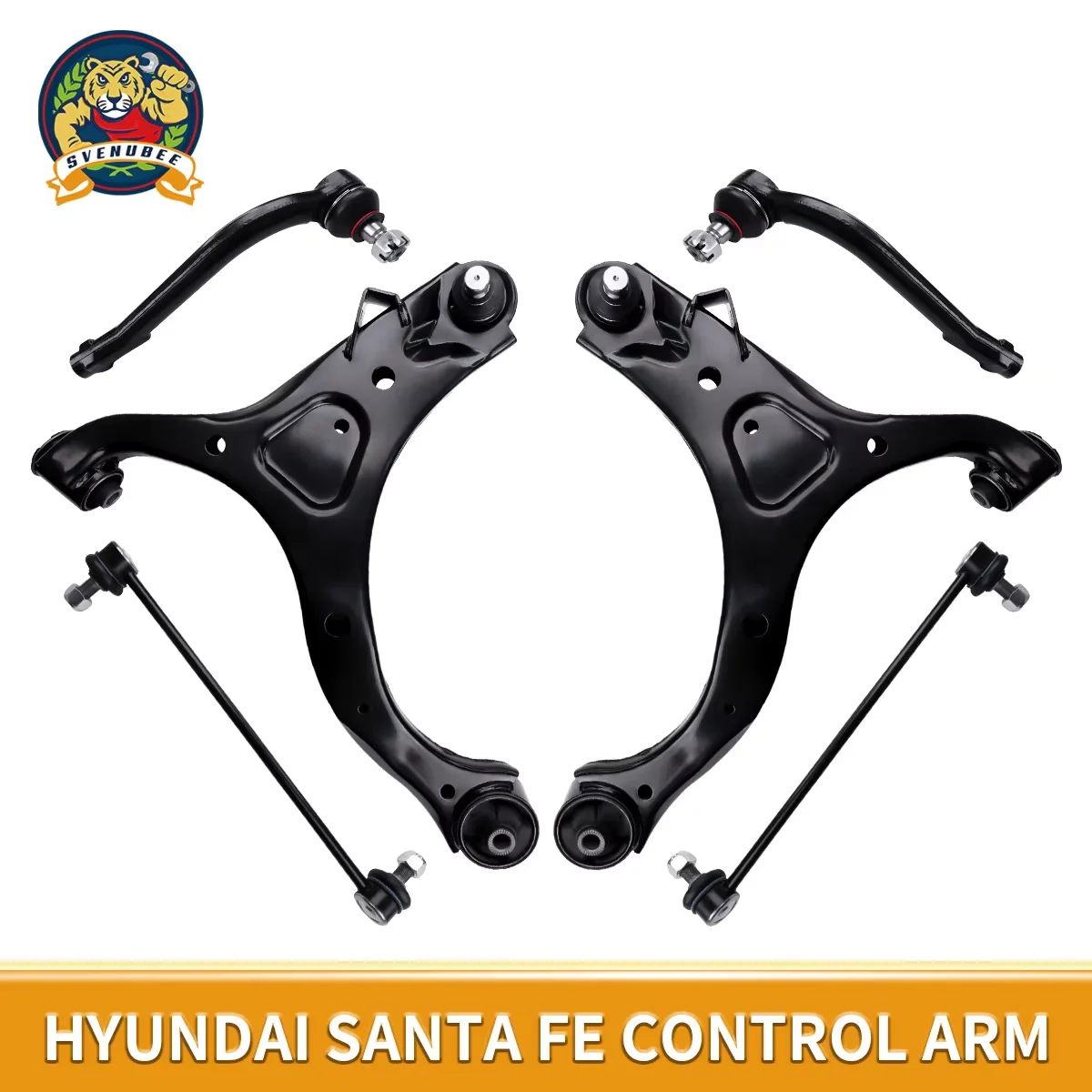 

Svenubee Front Lower Control Arm Ball Joints Stabilizer Link 6Pcs Kits for Hyundai Santa Fe Kia Sorent 2007 2008 2009 2010-2013
