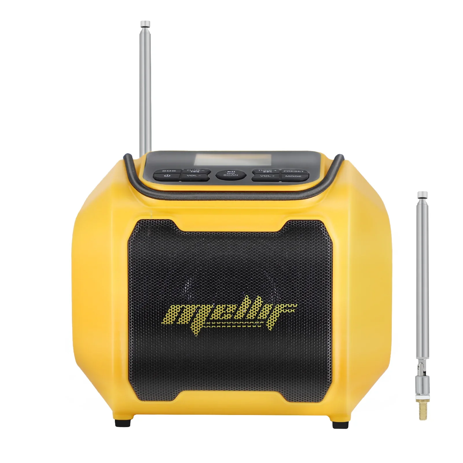 mellif alto falante bluetooth para dewalt 18v 20v max bateria alto falante bluetooth sem fio para caminhadas am fm somente ferramenta 01