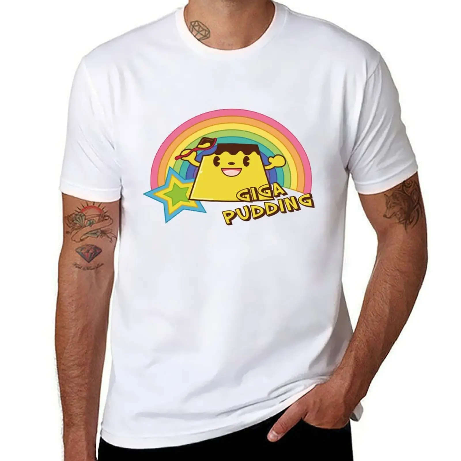 

Giga Pudding T-Shirt funny t shirts dark humor t shirt custom print T-Shirt