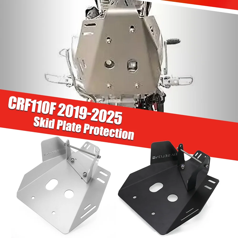 

Aluminium Skid Plate Frame Guard Protection For Honda CRF110F 2019-2020-2021-2022-2023-2024-2025 Motorcycle Accessorie CRF 110F