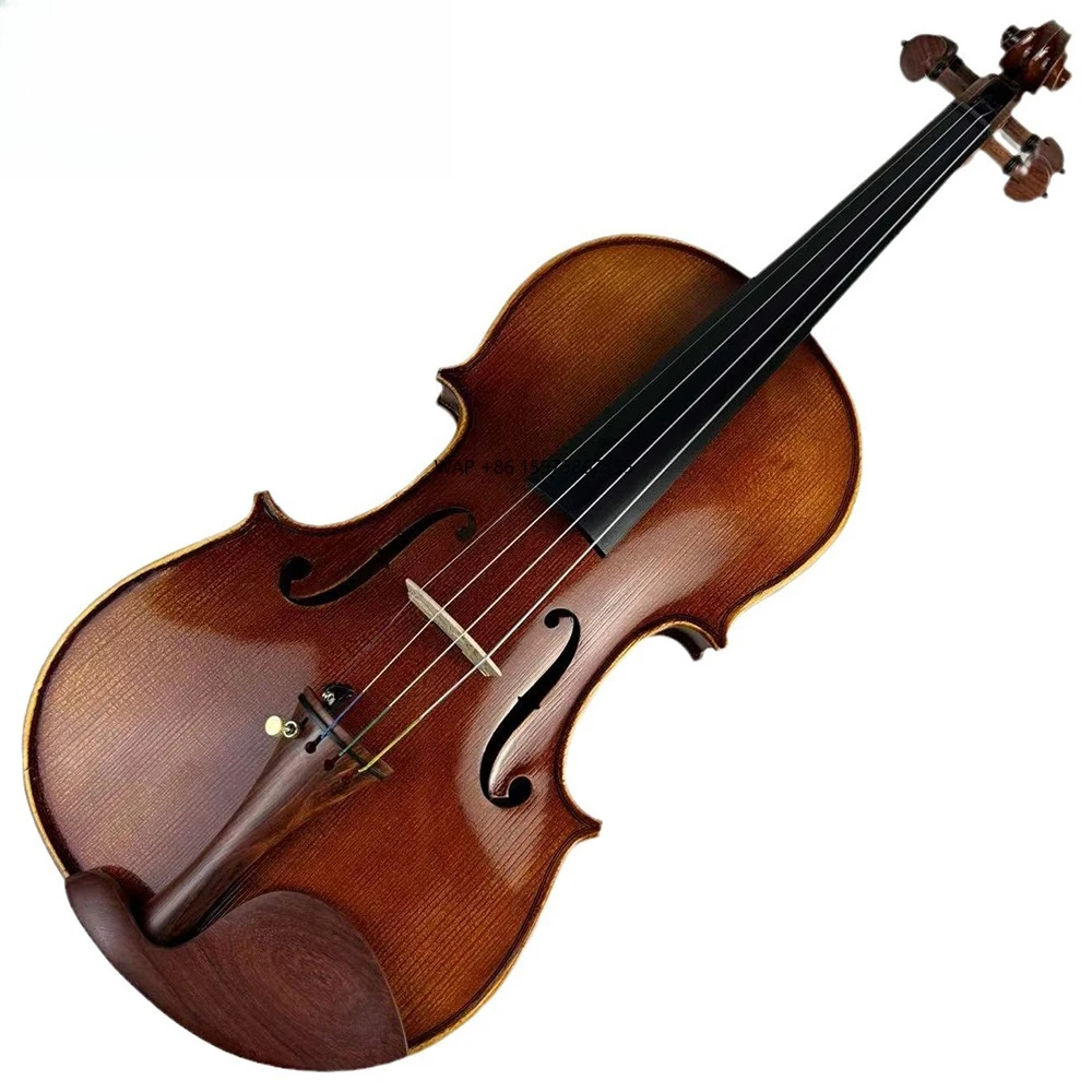

2025 String Instruments, JYVL-P300 High-end Handmade Violin Northeast Material Single Board Flamed Maple Professional Violin