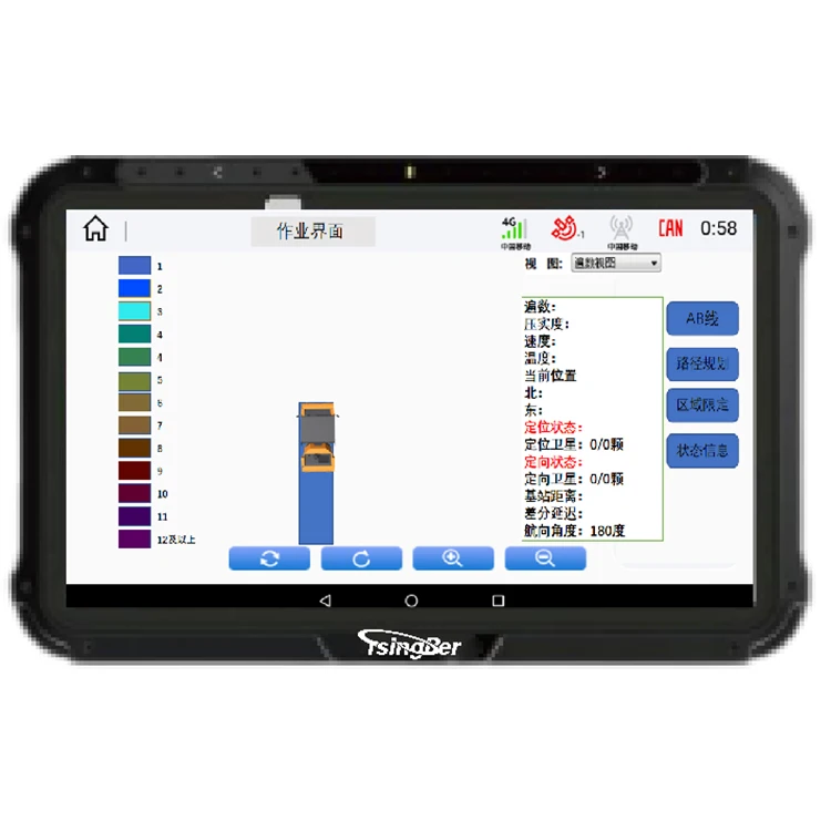 Combined compaction sensing and control system Roller Intelligent Compaction System