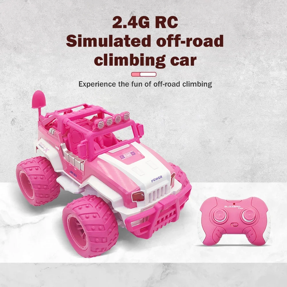 2,4G 1/12 RC Auto 4CH Große Off-road Klettern Lichter Auto High Speed Elektrische Fernbedienung Fahrzeug Kinder Spielzeug jungen Mädchen Geschenke