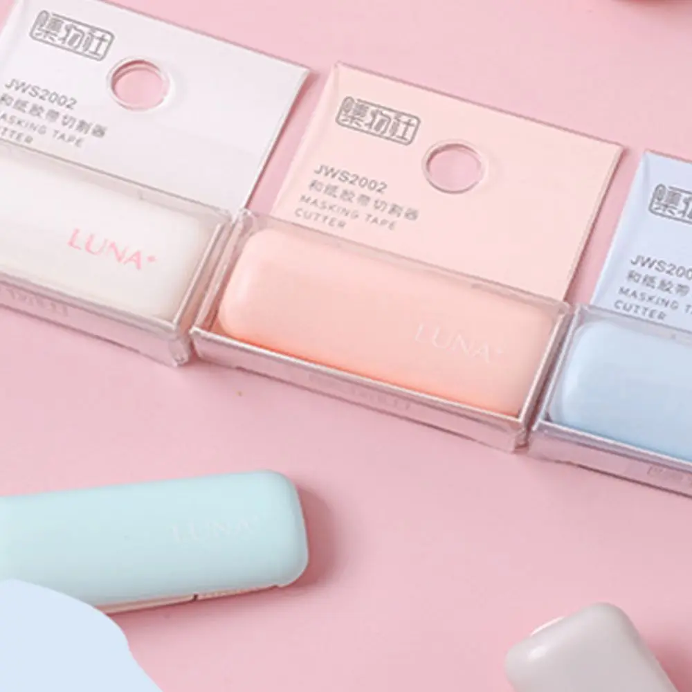 Picture 3: Mini Random DIY Crafts Candy Color Arts Stickers Tape Organzier Tape Cutting Tools Masking Tape Cutter Scrapbooking Tools