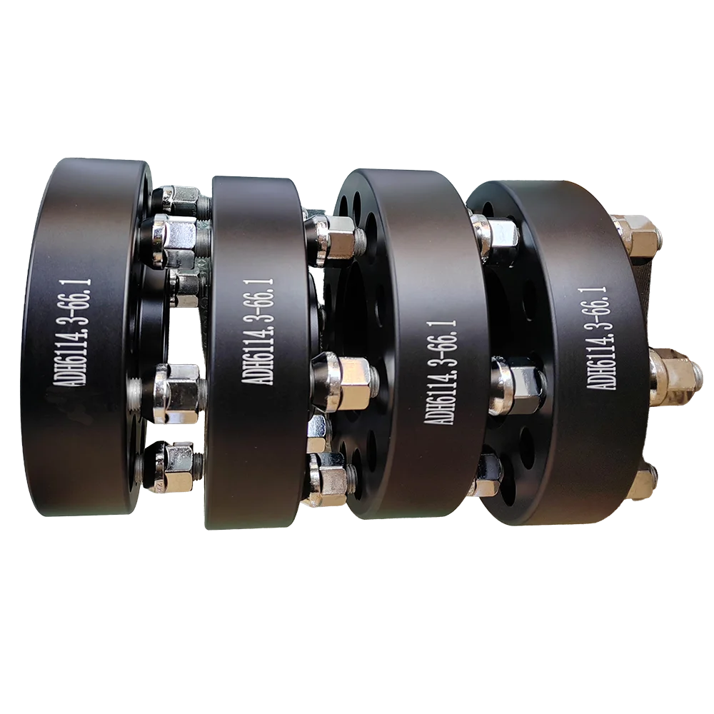 

2PCS 25/30mm 1 or1.18" 6x114.3|6x4.5"|66.1mm2.6inch|12*1.25 Forged Aluminum Alloy Sport Car Tire Gasket Wheel Spacers For Nissan