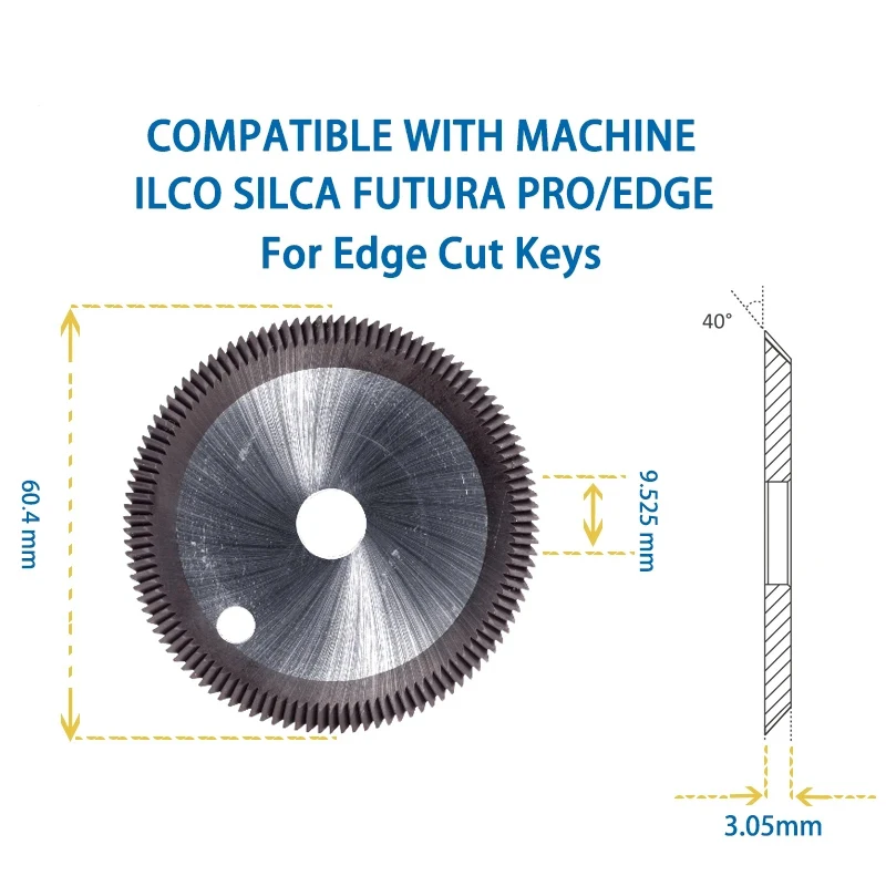 Locksmith Tools ILCO SILCA FUTURA PRO/EDGE Automatic Key Machine Cutter 01F Aftermaket For Edge Cut Keys