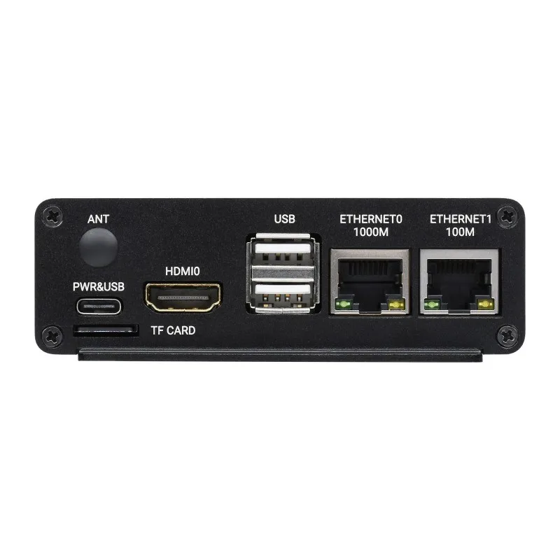 Dual ETH Mini-Computer per modulo di calcolo Raspberry Pi 4 (non incluso), Gigabit Ethernet, 4CH RS485 isolato