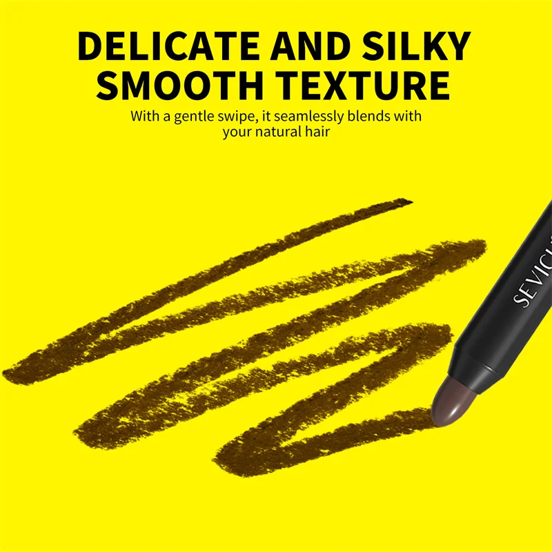 قلم صبغ الشعر لمرة واحدة من سيفيش، تغطية جذور رمادية فورية، كريم لون الشعر، غطاء مؤقت سريع، شعر أبيض قابل للغسل #4