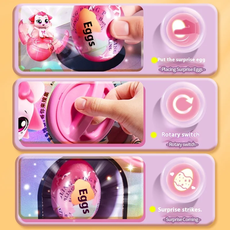 Children's Egg Twisting Machine Blind Box Male and Female Surprise Toy Cute Doll Egg Twisting Ball Large Doll Machine Birthday