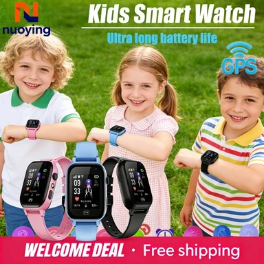 Reloj Inteligente 2G para Niños con GPS, Llamadas de Video, Tarjeta SIM, Cámara, Luz, Pantalla Táctil y Resistente al Agua